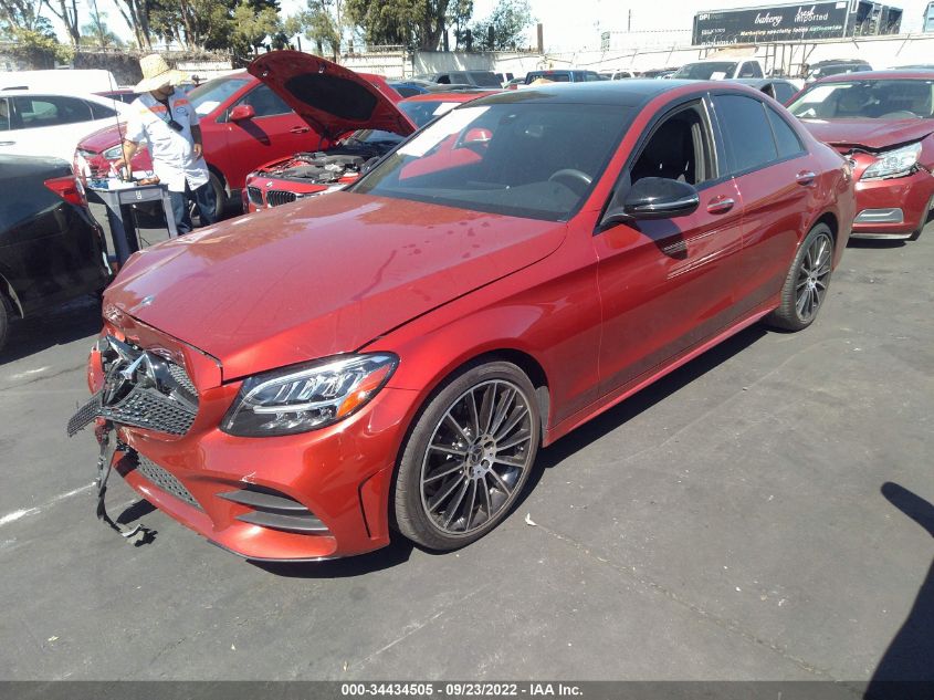 2021 MERCEDES-BENZ C-CLASS C 300 VIN: W1KWF8DB5MR623642