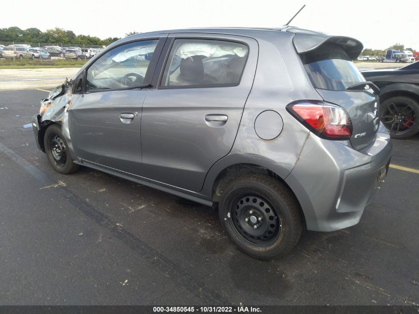 2022 MITSUBISHI MIRAGE ES/LE VIN: ML32AUHJ2NH008364