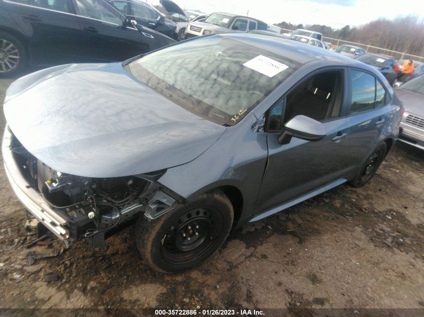 2022 TOYOTA COROLLA LE VIN: JTDEPMAE6NJ193937