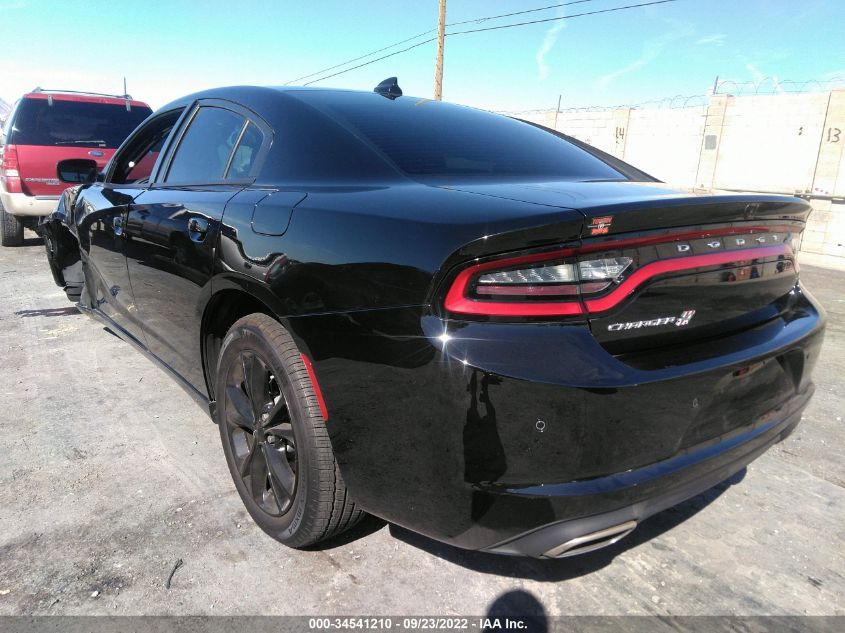 2022 DODGE CHARGER SXT VIN: 2C3CDXJG3NH139357
