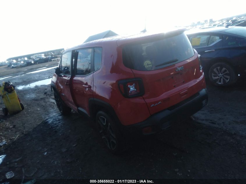2021 JEEP RENEGADE JEEPSTER VIN: ZACNJDAB7MPM55533