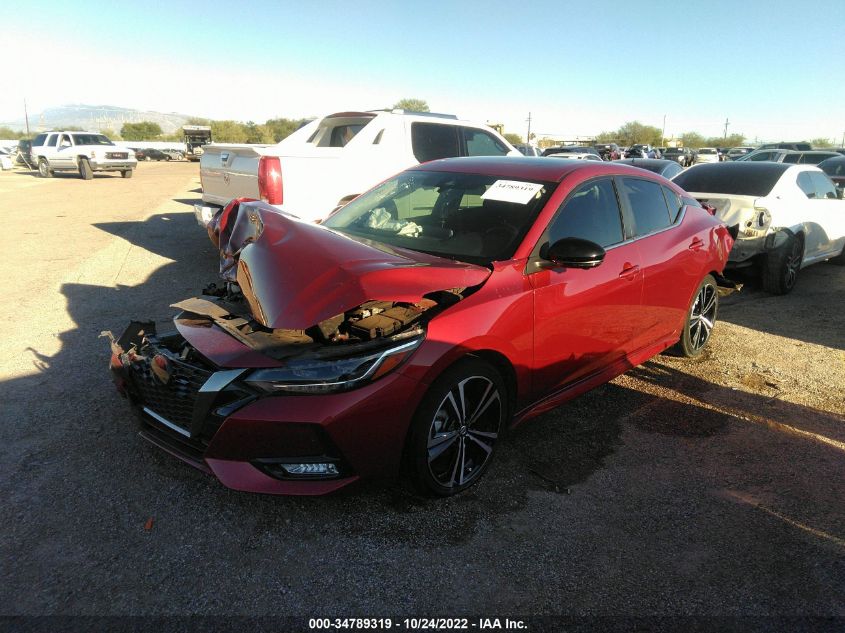2021 NISSAN SENTRA SR VIN: 3N1AB8DV5MY314079