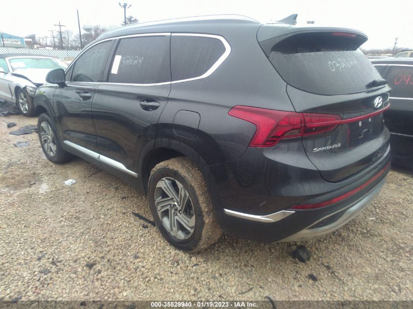 2021 HYUNDAI SANTA FE SEL VIN: 5NMS2DAJ9MH348807