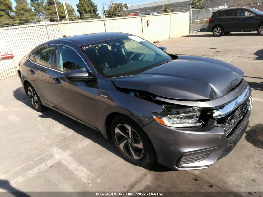 2022 HONDA INSIGHT EX VIN: 19XZE4F53NE009857