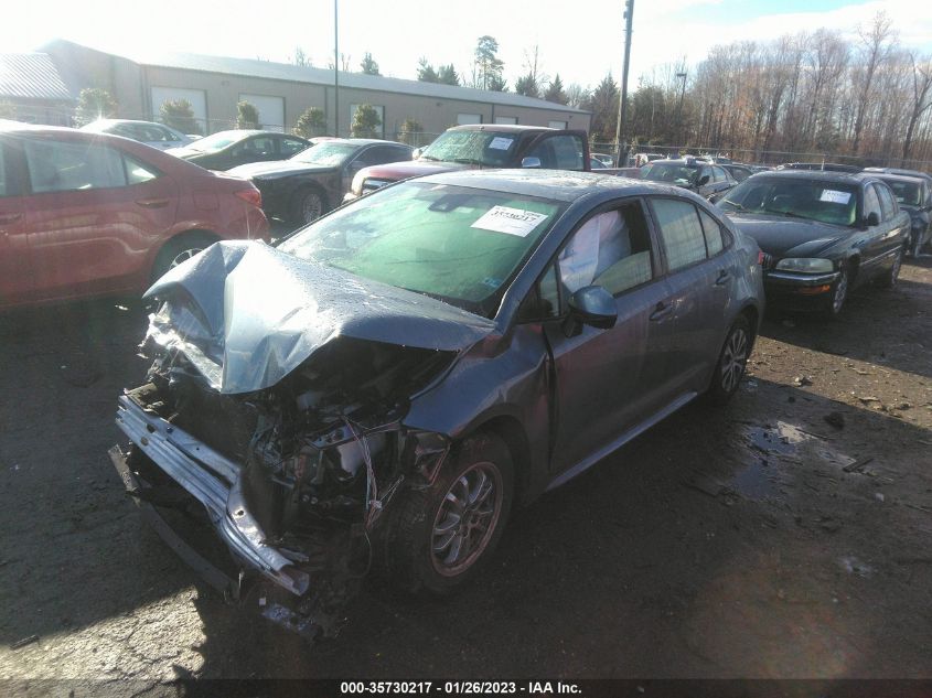 2022 TOYOTA COROLLA HYBRID LE VIN: JTDEAMDE6NJ049625