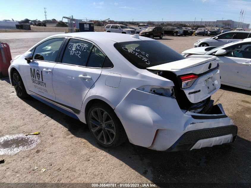 2022 TOYOTA COROLLA SE/SE NIGHTSHADE/APEX SE VIN: JTDS4MCE3N3505323