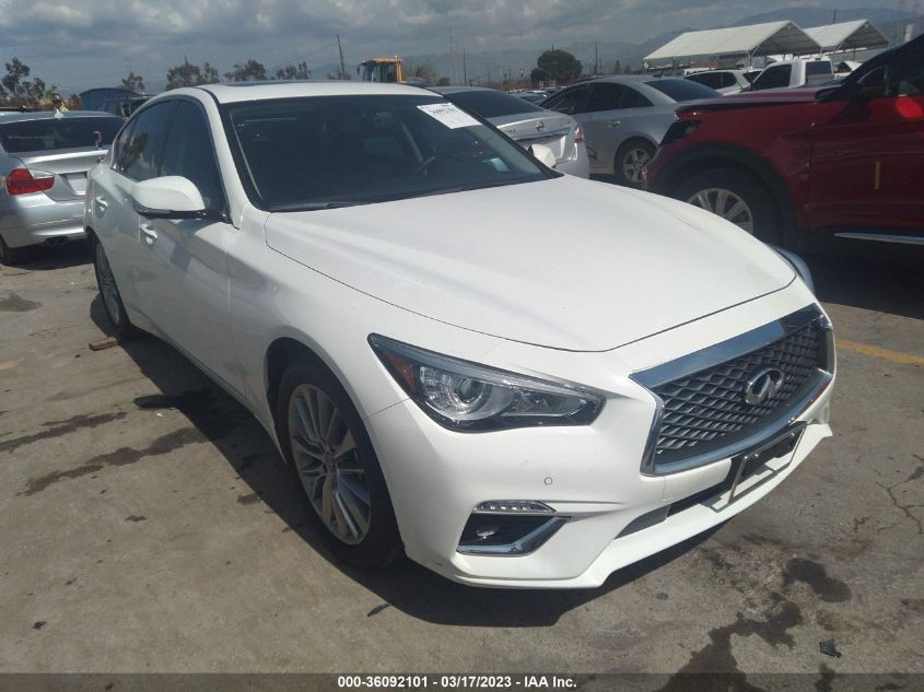 2022 INFINITI Q50 LUXE VIN: JN1EV7BP9NM310211