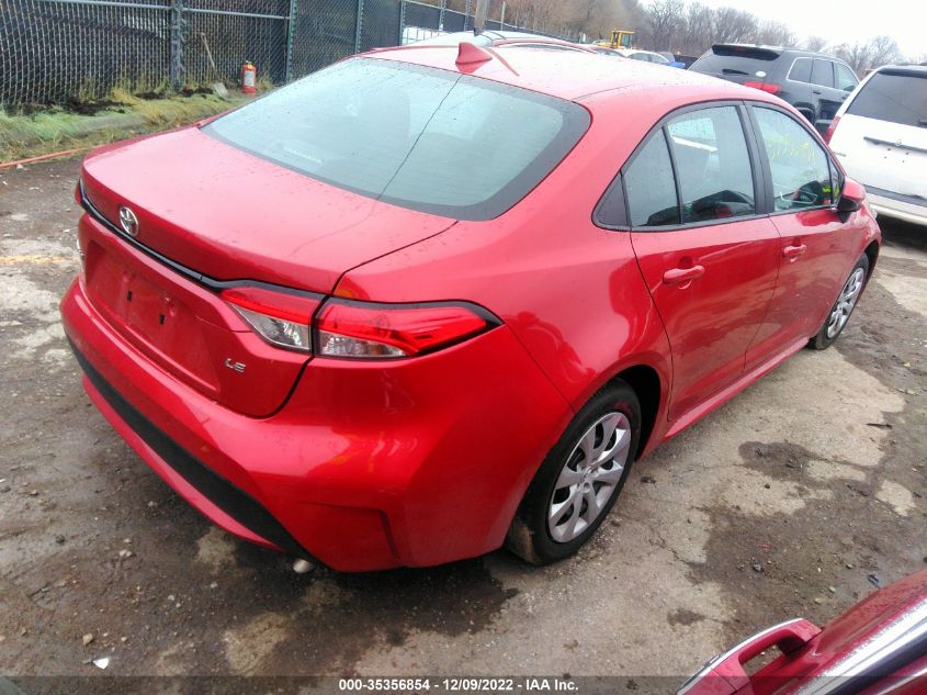2021 TOYOTA COROLLA LE VIN: 5YFEPMAE7MP226812