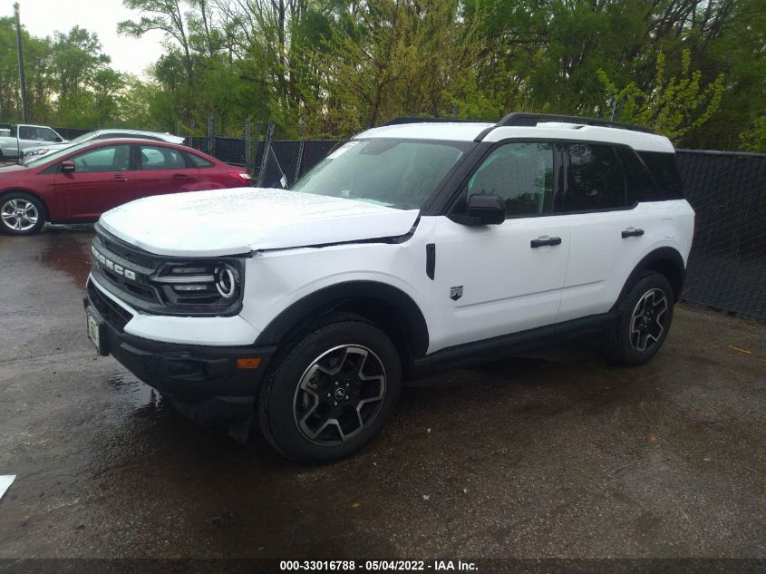 2022 FORD BRONCO SPORT BIG BEND VIN: 3FMCR9B60NRD08894