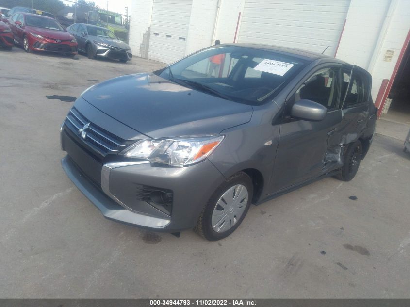 2021 MITSUBISHI MIRAGE ES/LE/CARBONITE EDITION VIN: ML32AUHJ8MH010148