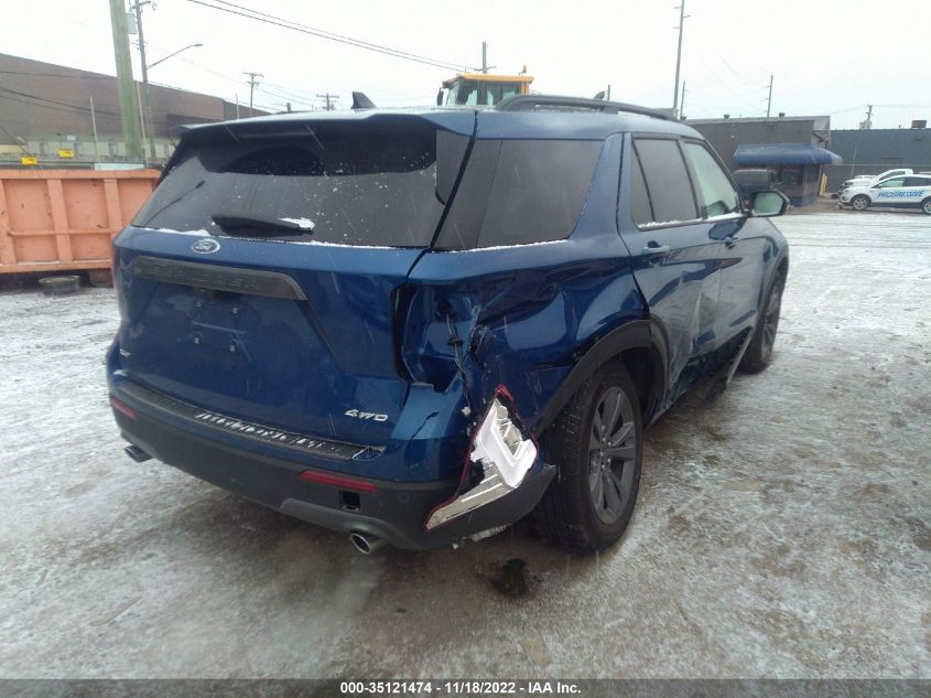 2022 FORD EXPLORER XLT VIN: 1FMSK8DH3NGB49935