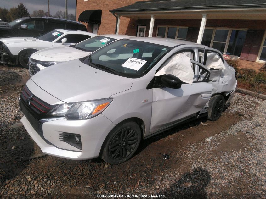 2022 MITSUBISHI MIRAGE G4 ES/LE/BLACK EDITION VIN: ML32FUFJ7NHF05174