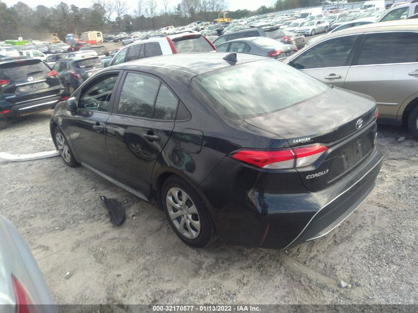 2020 TOYOTA COROLLA LE VIN: 5YFEPRAE6LP086456