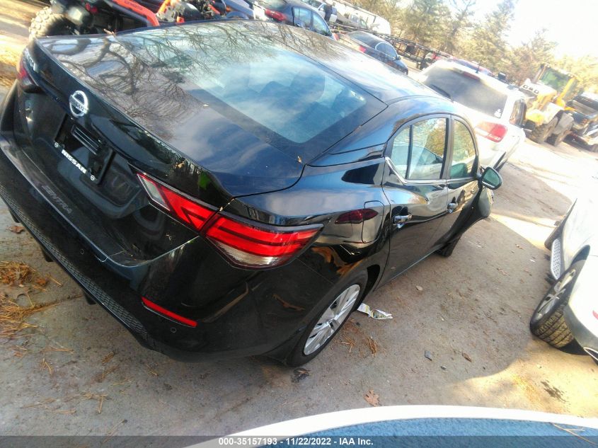 2022 NISSAN SENTRA S VIN: 3N1AB8BV6NY281131