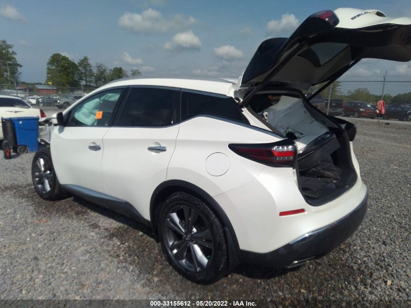 2020 NISSAN MURANO PLATINUM VIN: 5N1AZ2DS4LN154022