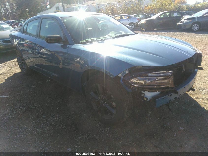 2021 DODGE CHARGER SXT VIN: 2C3CDXJG4MH609197
