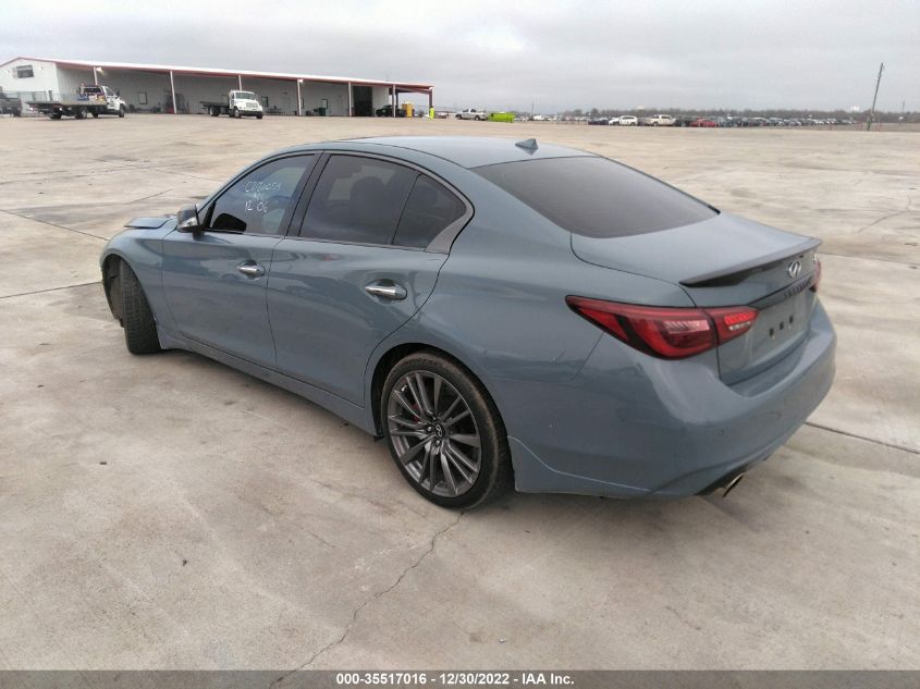 2021 INFINITI Q50 RED SPORT 400 VIN: JN1FV7DP6MM850387