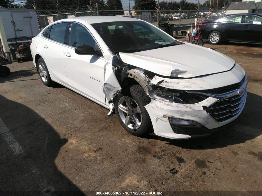 2021 CHEVROLET MALIBU LS VIN: 1G1ZB5ST5MF043461