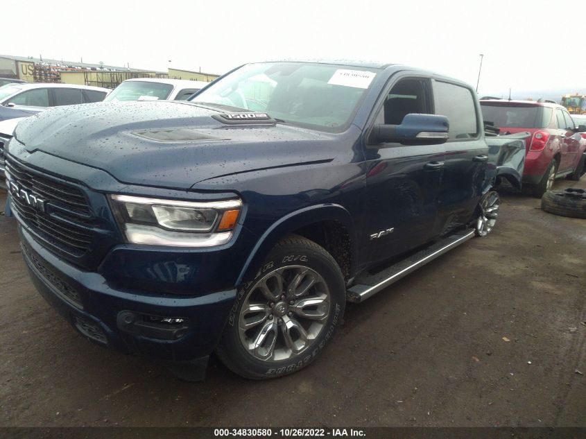 2021 RAM 1500 LARAMIE VIN: 1C6SRFJTXMN509636