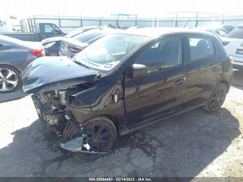 2022 MITSUBISHI MIRAGE SE/BLACK EDITION VIN: ML32AWHJ2NH006299