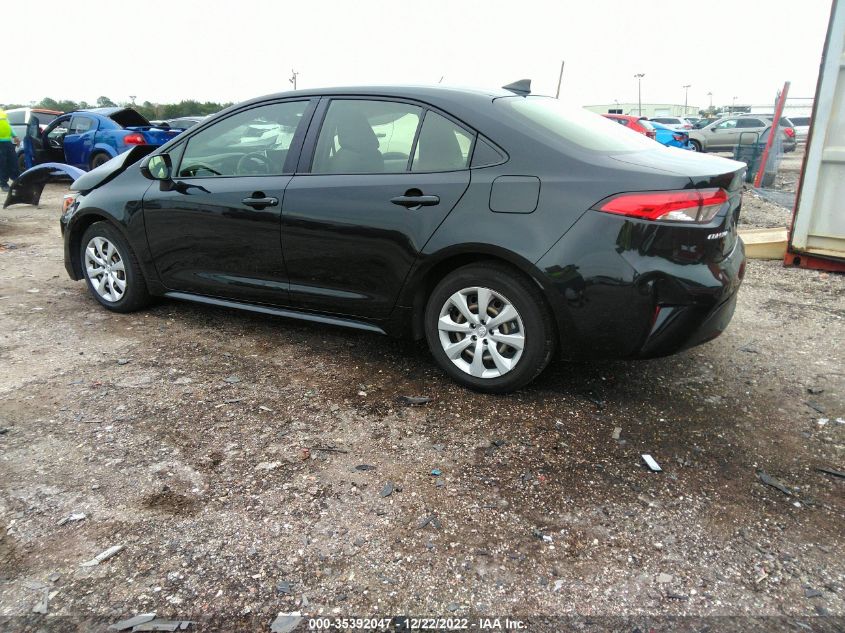 2021 TOYOTA COROLLA LE VIN: JTDEPMAEXMJ141323