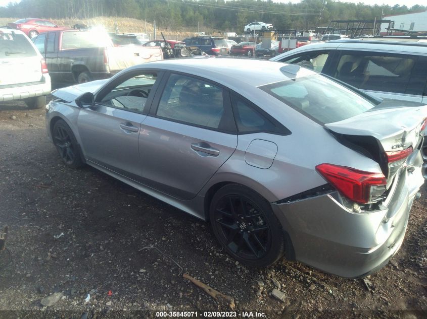 2022 HONDA CIVIC SEDAN SPORT VIN: 2HGFE2F52NH537662