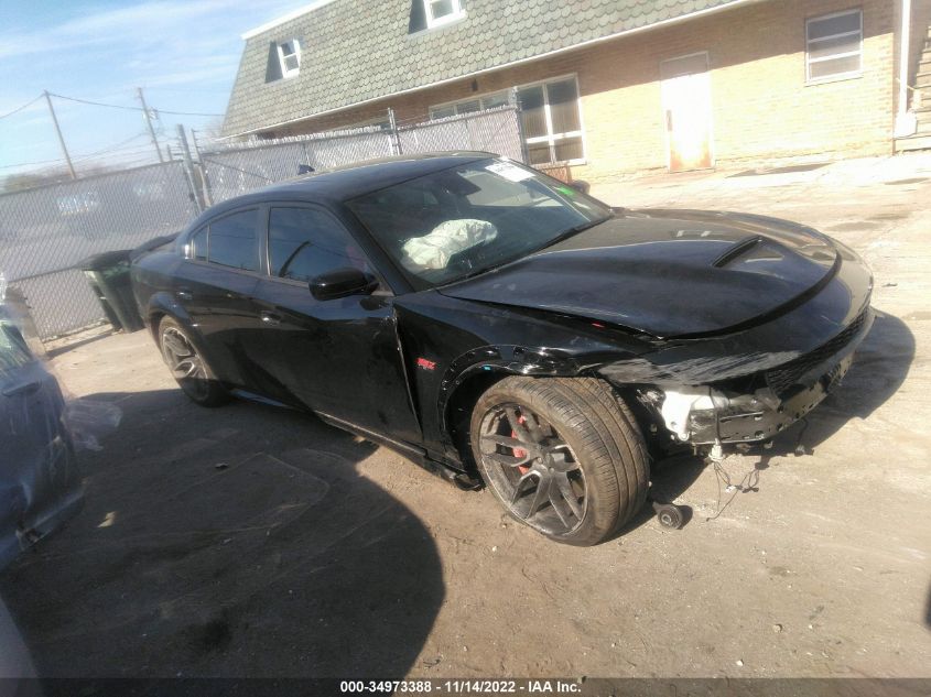 2022 DODGE CHARGER SCAT PACK WIDEBODY VIN: 2C3CDXGJ0NH194464