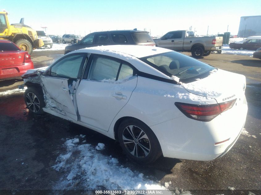 2021 NISSAN SENTRA SV VIN: 3N1AB8CV4MY238727