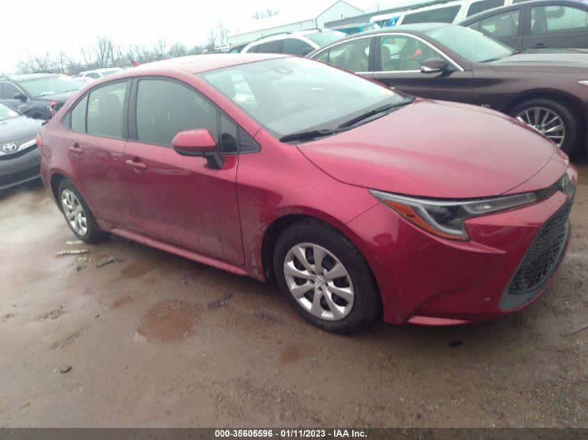 2022 TOYOTA COROLLA LE VIN: JTDEPMAE9NJ196850