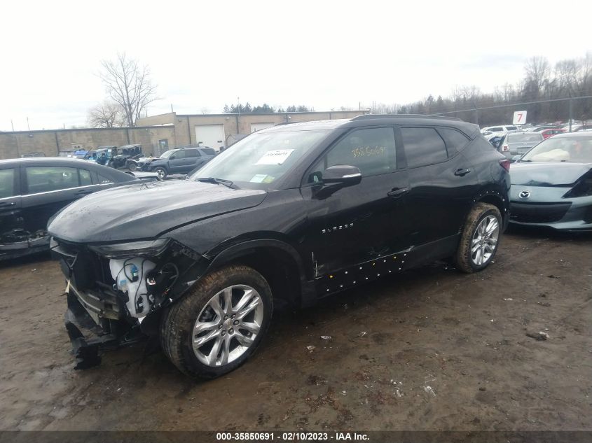 2022 CHEVROLET BLAZER LT VIN: 3GNKBJRS2NS223435