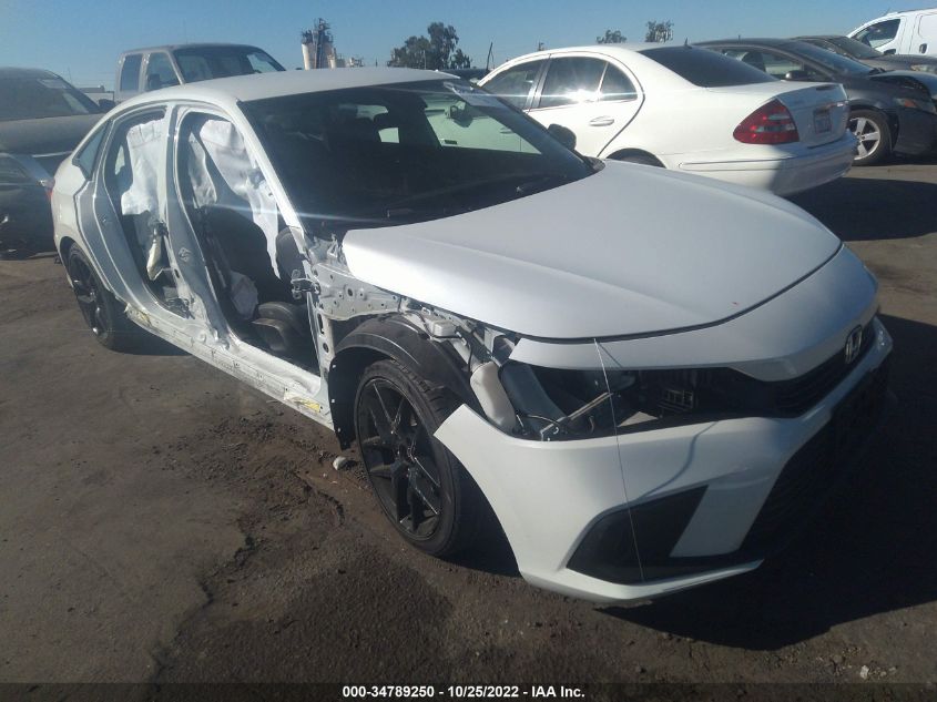 2022 HONDA CIVIC SEDAN SPORT VIN: 2HGFE2F57NH544946