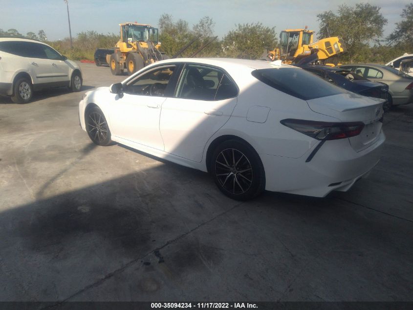 2022 TOYOTA CAMRY SE VIN: 4T1G11AK5NU627077