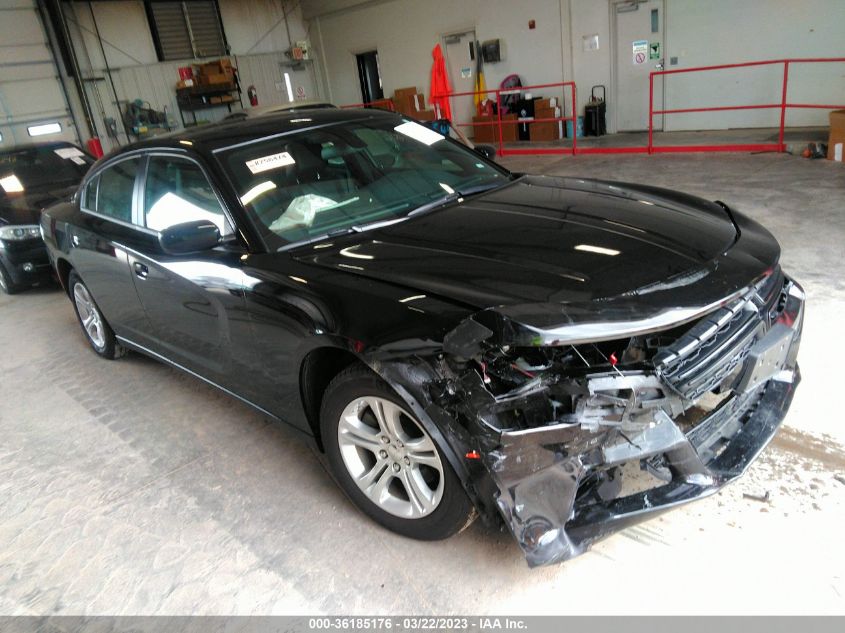 2022 DODGE CHARGER SXT VIN: 2C3CDXBG3NH197158