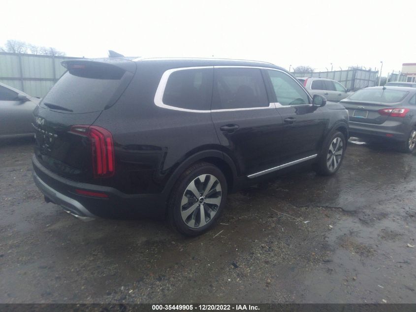 2022 KIA TELLURIDE EX VIN: 5XYP3DHC9NG302707