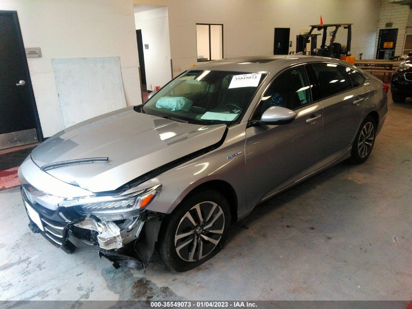 2022 HONDA ACCORD HYBRID EX-L VIN: 1HGCV3F59NA018096