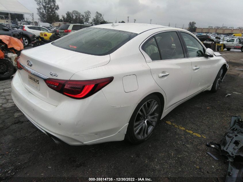 2021 INFINITI Q50 3.0T SENSORY VIN: JN1EV7CP5MM706066