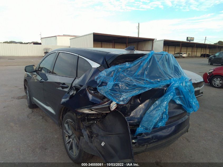 2021 ACURA RDX W/TECHNOLOGY PACKAGE VIN: 5J8TC1H50ML013962