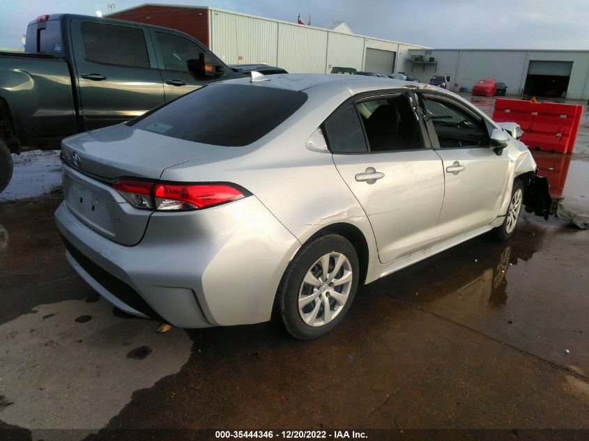 2022 TOYOTA COROLLA LE VIN: 5YFEPMAE6NP335702