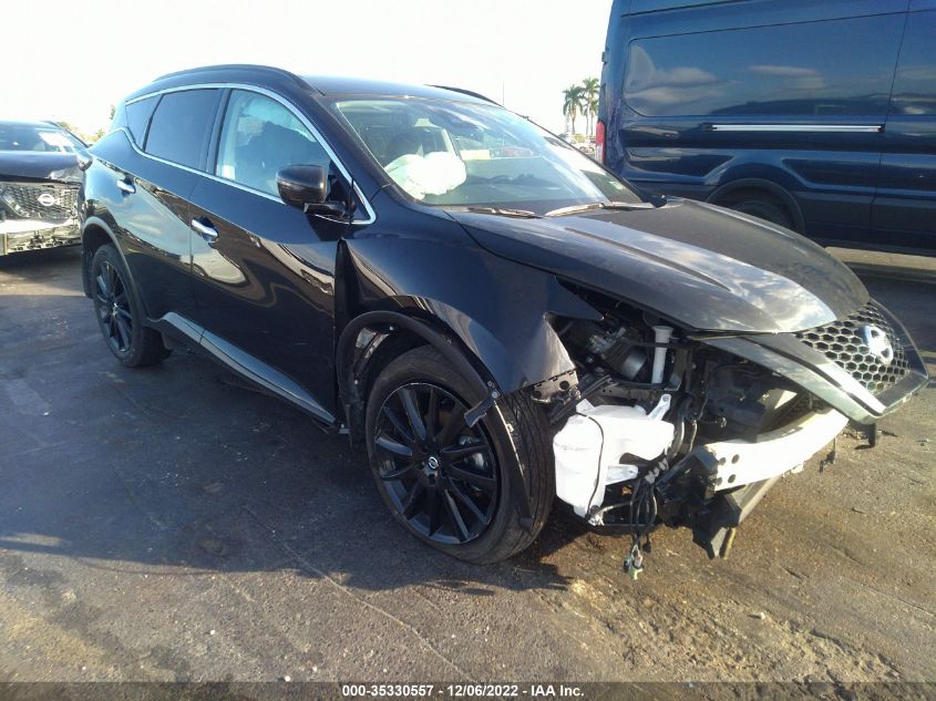 2022 NISSAN MURANO SV VIN: 5N1AZ2BS5NC108166