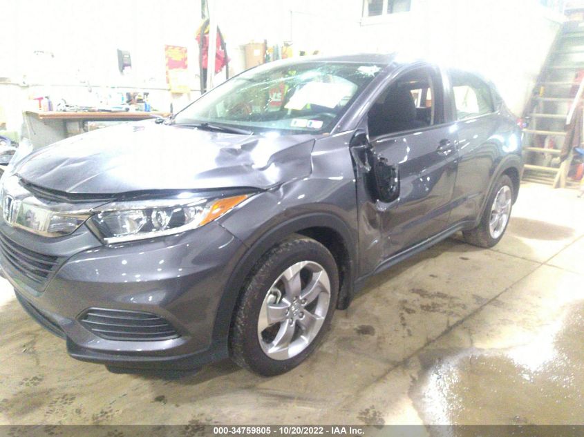 2021 HONDA HR-V LX VIN: 3CZRU6H33MM721939