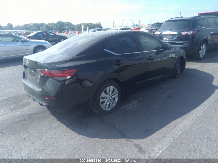 2022 NISSAN SENTRA S VIN: 3N1AB8BVXNY274859