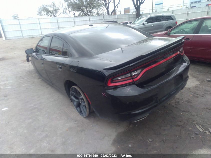 2022 DODGE CHARGER SXT VIN: 2C3CDXBG3NH183020