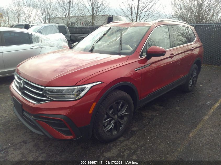 2022 VOLKSWAGEN TIGUAN SE VIN: 3VV2B7AX4NM130845