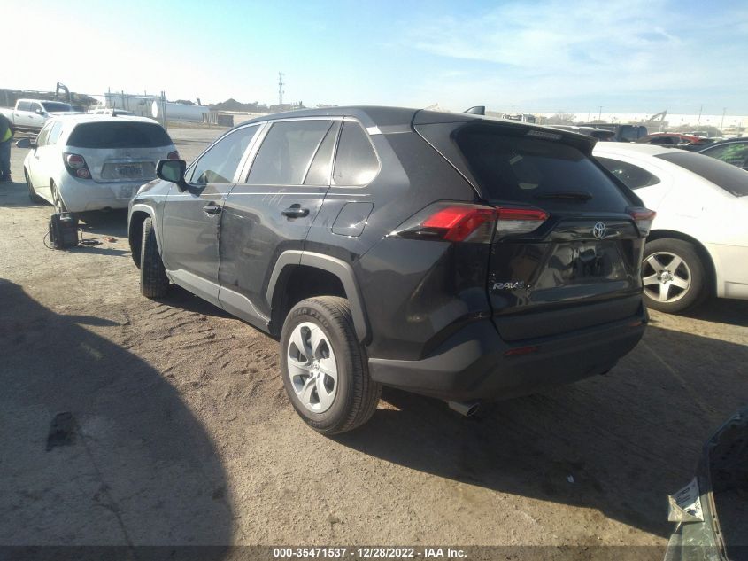 2022 TOYOTA RAV4 LE VIN: 2T3H1RFV6NC193928