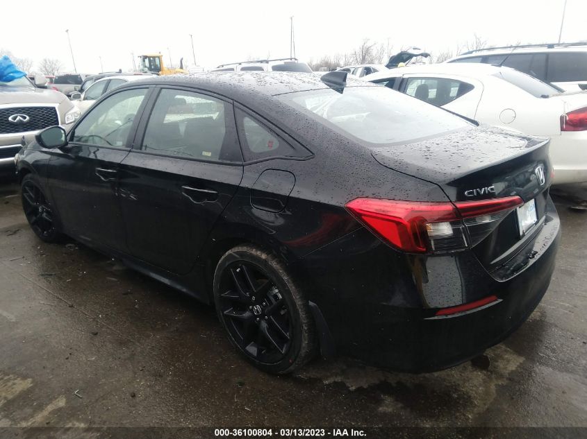 2023 HONDA CIVIC SEDAN SPORT VIN: 2HGFE2F54PH516833
