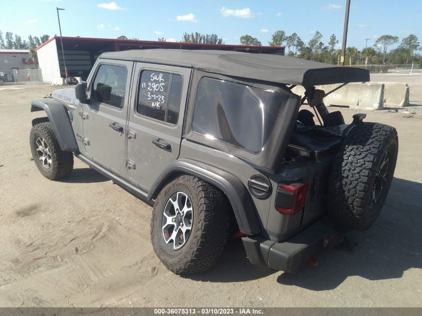 2022 JEEP WRANGLER UNLIMITED RUBICON VIN: 1C4HJXFGXNW112905