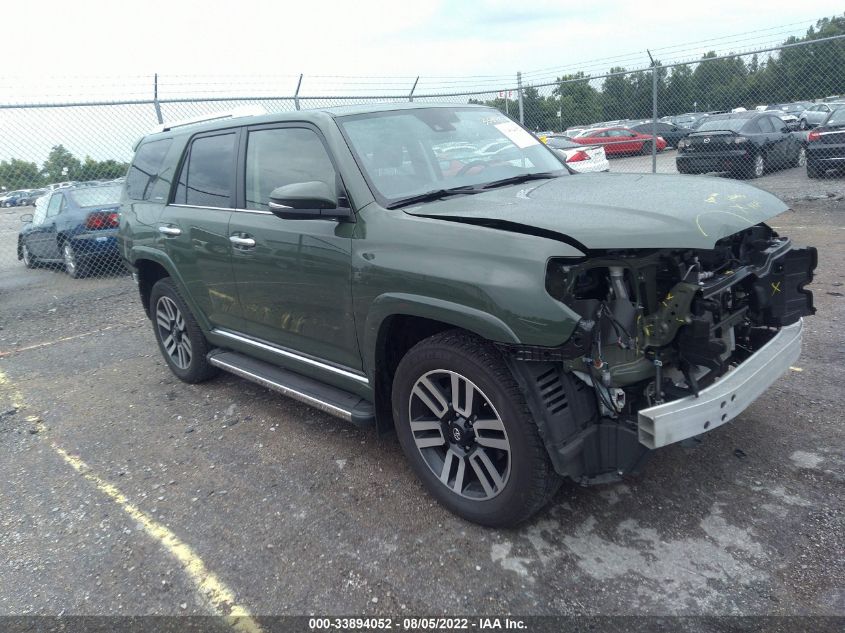 2022 TOYOTA 4RUNNER LIMITED VIN: JTEKU5JR1N5977726