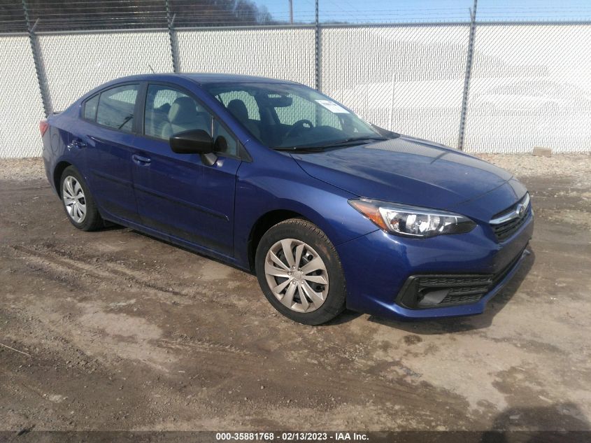 2022 SUBARU IMPREZA VIN: 4S3GKAB64N3611008