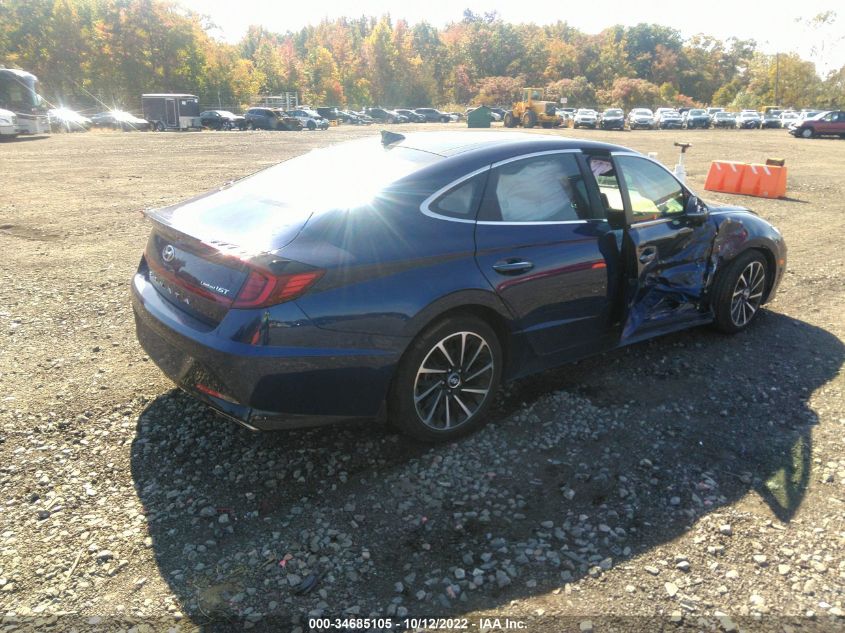2021 HYUNDAI SONATA LIMITED VIN: 5NPEH4J25MH098330