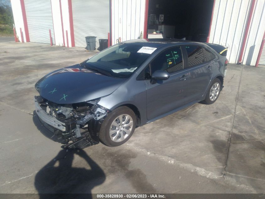 2022 TOYOTA COROLLA LE VIN: JTDEPMAE2NJ192736